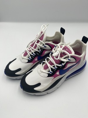 NEW Nike Air Max 270 React Summit White Fuchsia Blue CI3899-100 Women's Size 7