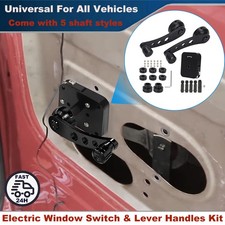 Plug- N-play Electric Power Window Crank Switch Lever Handles 5 Shaft Styles