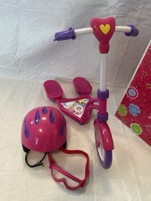 Muñeca Scooter My Life Tres Ruedas Rosa Y Púrpura, Muñeca 18"