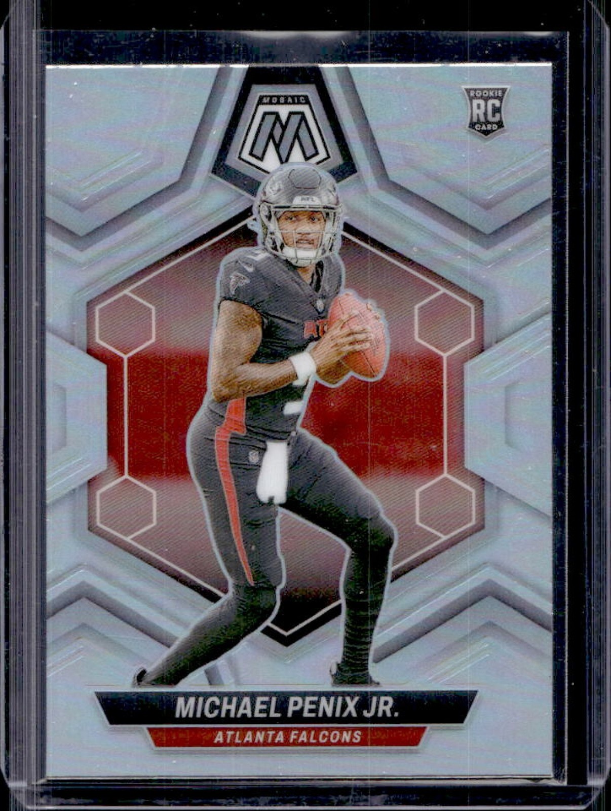2024 Mosaic Michael Penix Jr. RC Silver Prizm Rookie #308 Falcons