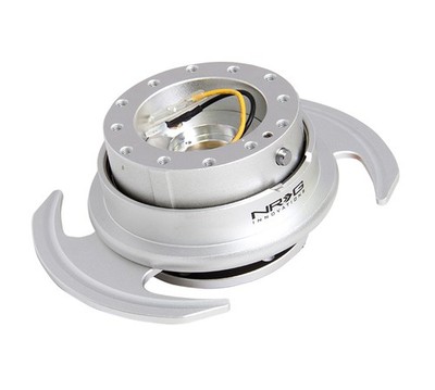 NRG Steering Wheel Quick Release Gen 3.0 Silver SRK-650SL