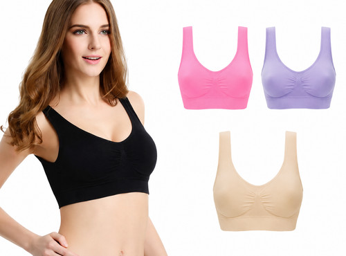 Sleep Bra Seamless Wire Free Weight Support Tank Sports Yoga Sport Bras