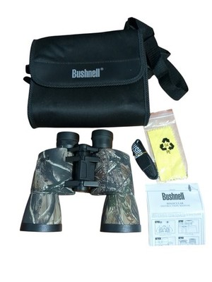 Bushnell PowerView 10 x 50mm Porro Prism Instafocus Binoculars FOV 341FT. VGC