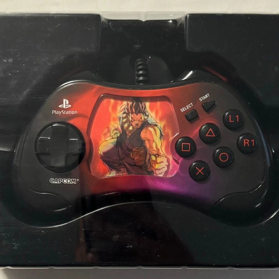 Official Street Fighter 15th Anniversary Edition Controller Akuma Original PS - Image 2 of 4