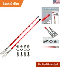 Snow Plow Blade Markers Guides Kit Red 27 Internal All Steel Wire Never Brea... Snow Plow Blade Markers Guides Kit Red 27 Internal All Steel Wire Never Brea...