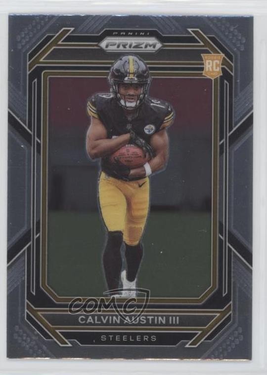 2022 Panini Prizm Rookies Calvin Austin III #338 Rookie RC