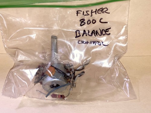 Fisher 800C Receiver Balance Control, Fisher 800B