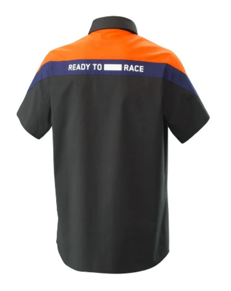 Camisa mecánica KTM azul marino, negra, blanca, naranja TALLA: 2X-GRANDE 3PW240026306 Foto 2 de 4