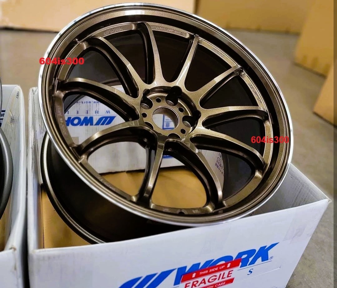 Genuine WORK Emotion ZR10 19x9.5F 19x10.5R Supra 350z 370z Q50