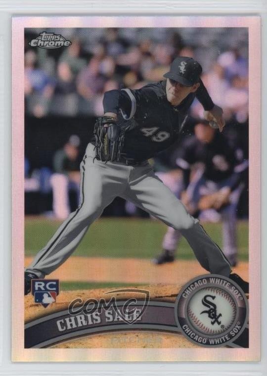 2011 Topps Chrome Refractor Chris Sale #205 Rookie RC