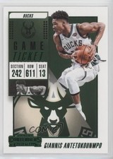 2018-19 Panini Contenders Game Ticket Green Giannis Antetokounmpo #11 sm6