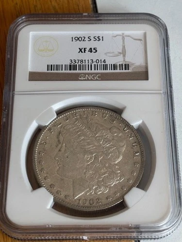1902-S Morgan Silver Dollar NGC XF45
