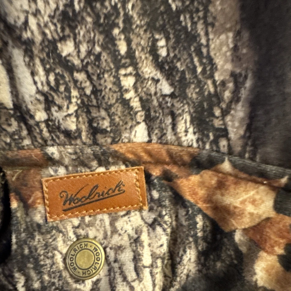 Chaqueta de Caza Woolrich Acolchada Forrada Camuflada Roble Musgo Nueva Para Hombre M Foto 2 de 4