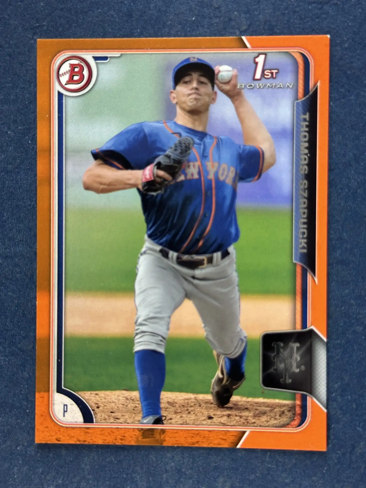 2015 Bowman Prospects Orange #51 Thomas Szapucki Mets /25 RC