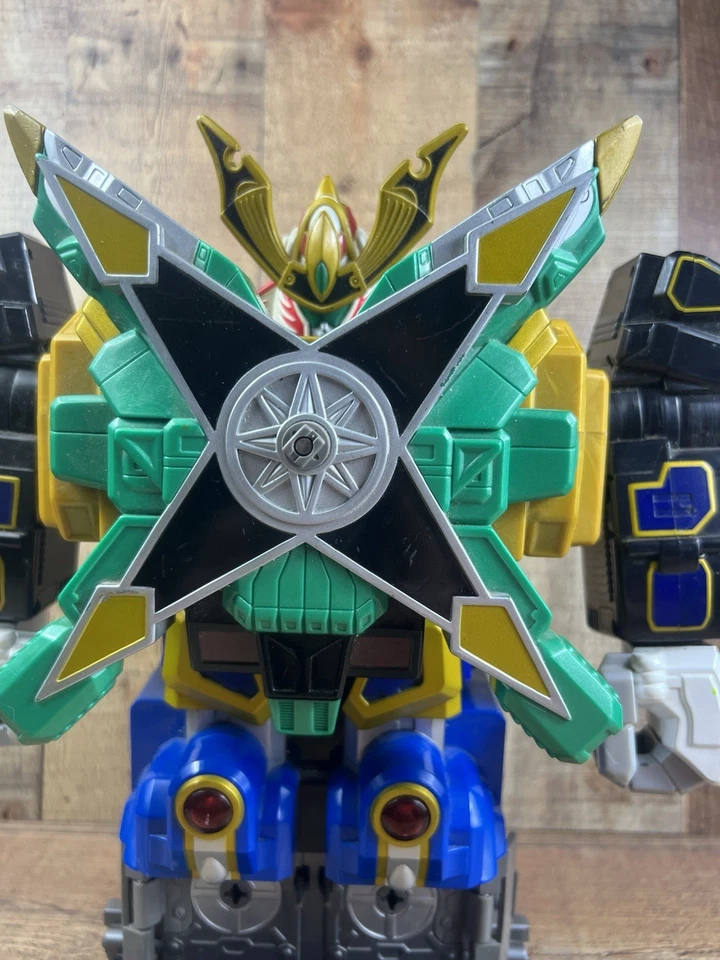 Power Rangers Ninja Storm Hurricane Command Megazord (Bandai, 2003) ¡¡Funciona!!! Foto 2 de 4