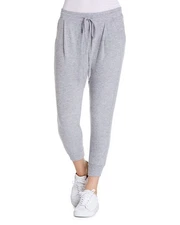 Michael Stars Women's Jenna Cropped Jogger Pants (Heather Grey, Small)