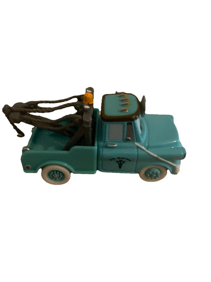 Disney Pixar Cars Halloween Dr Mater with Mask Up Rare 1:55 Diecast - Image 3 of 4