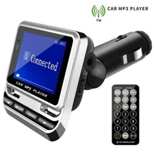 1.4" Car Bluetooth 5.0 FM Transmitter MP3 Player Aux Kit 2USB Charger Hands-Free