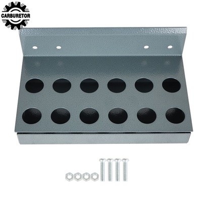 High Precision R8 Collets Rack 12 Holes Heavy Gauge Steel Collet Chucks