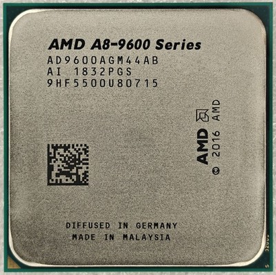 AMD A8-9600 Quad Core ''Bristol Ridge'' Processor 3.1 - 3.4 GHz, FM2, 65W CPU