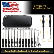 12PCS Adjustment Carburetor Tool Carb Adjust Kit for Common 2 Cycle Engine