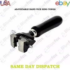 Jeweller's Adjustable Hand Vise with Handle 7" Ring Cutter Jewelry Tool