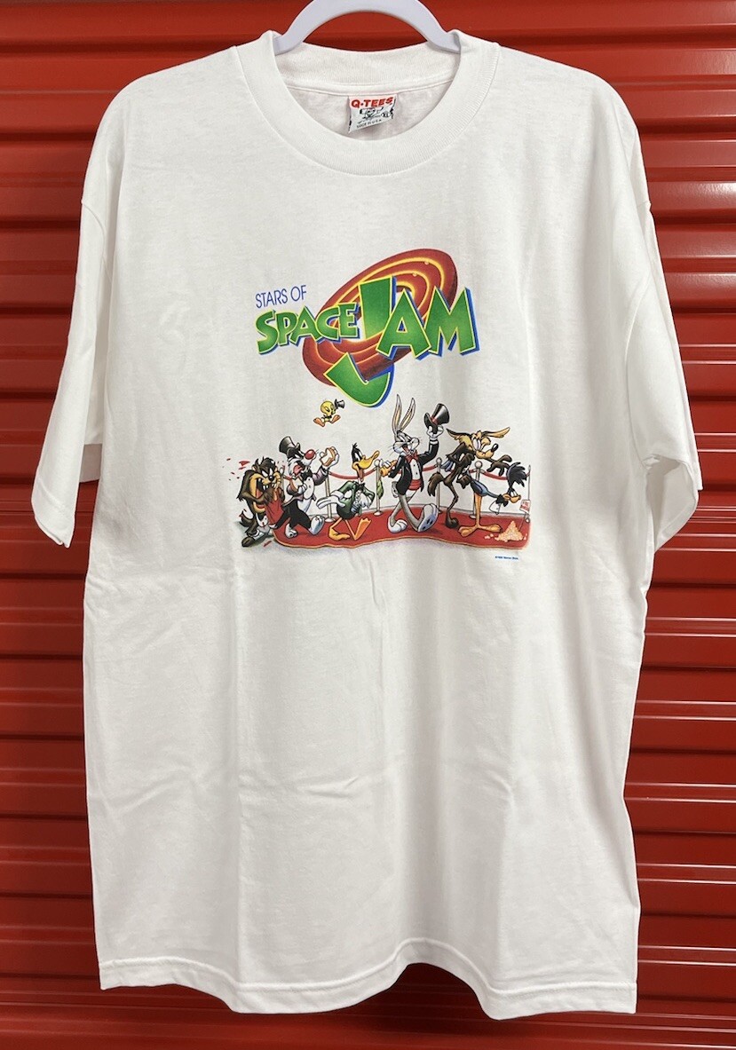 Vtg 90s Stars Of Space Jam T Shirt Mens XL Movie Promo Vtg 90s Stars Of Space Jam T Shirt Mens XL Movie Promo