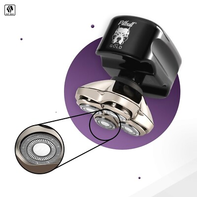 Skull Shaver Pitbull Gold PRO Head and Face Shaver: Holiday Gift