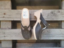 Swedish Clogs Maguba Nairobi Grey Size Us Womens 7 / EU 37 Narrow