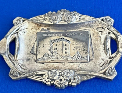 Blarney Castle Cork Ireland Metal Pin/ knick knack tray Made in France