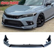For Honda Civic 22-2024 Yofer V3 Style Sonic Gray Front Bumper Lip Chin Splitter