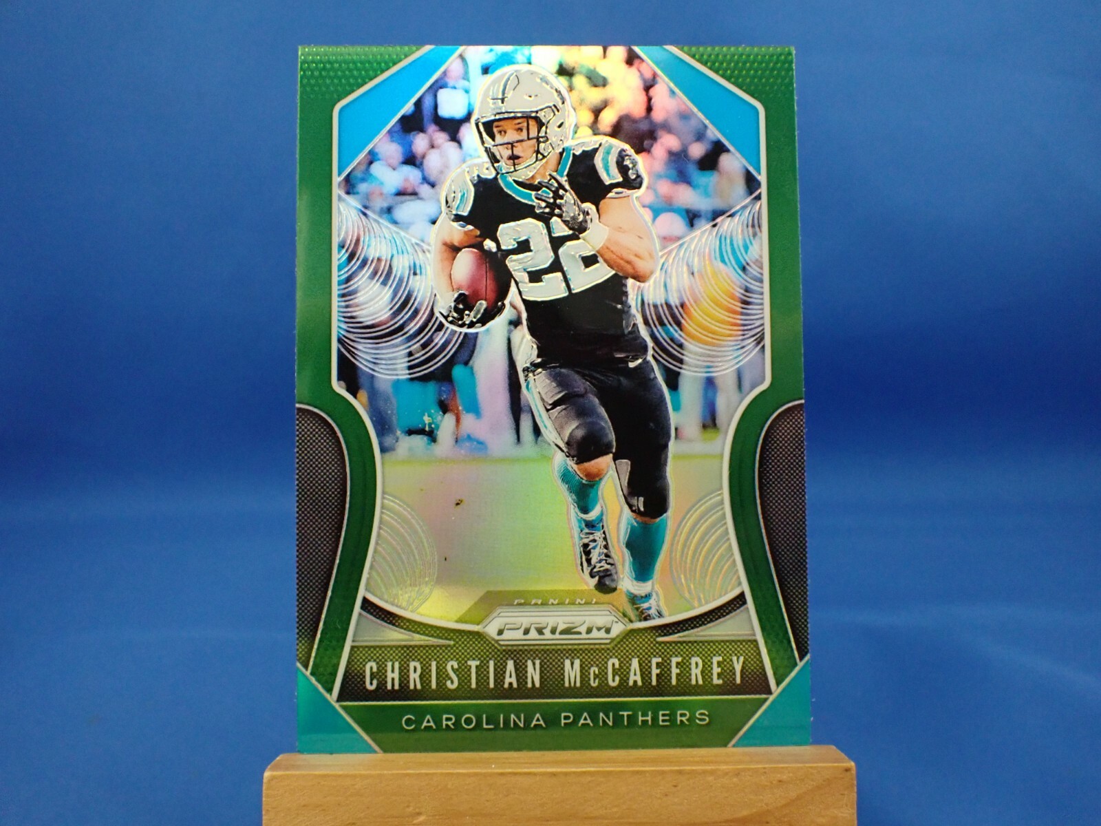 Christian McCaffrey Prizm 2019 #179 Green Prizm