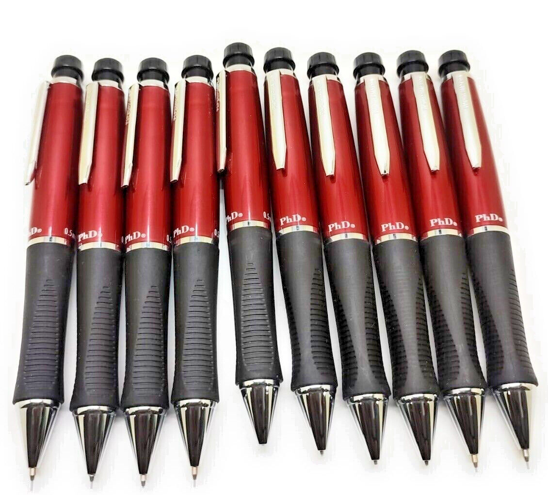 Paper Mate Sanford PhD Mechanical Pencil 0.5 mm Red (Japan) + 0.5mm Lot