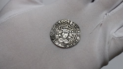 🧭 🇬🇧 UK GB GROAT HENRY VI SUPER DETAILS CALAIS ANNULET ISSUE 3.54Gr B73 #8 - Video 1 of 1