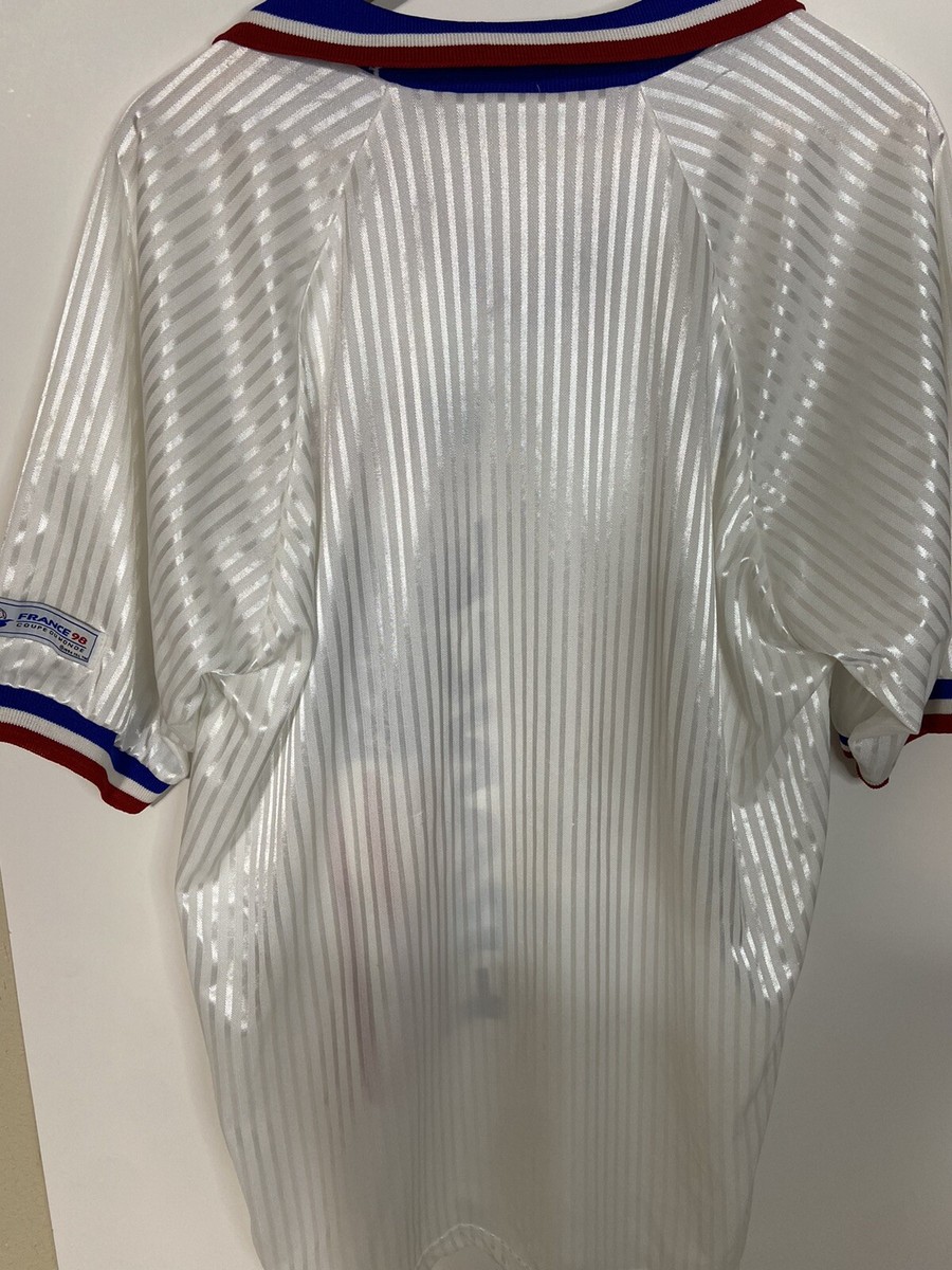 Vintage Soccer Jersey Mens WORLD CUP France 98 Coupe Du