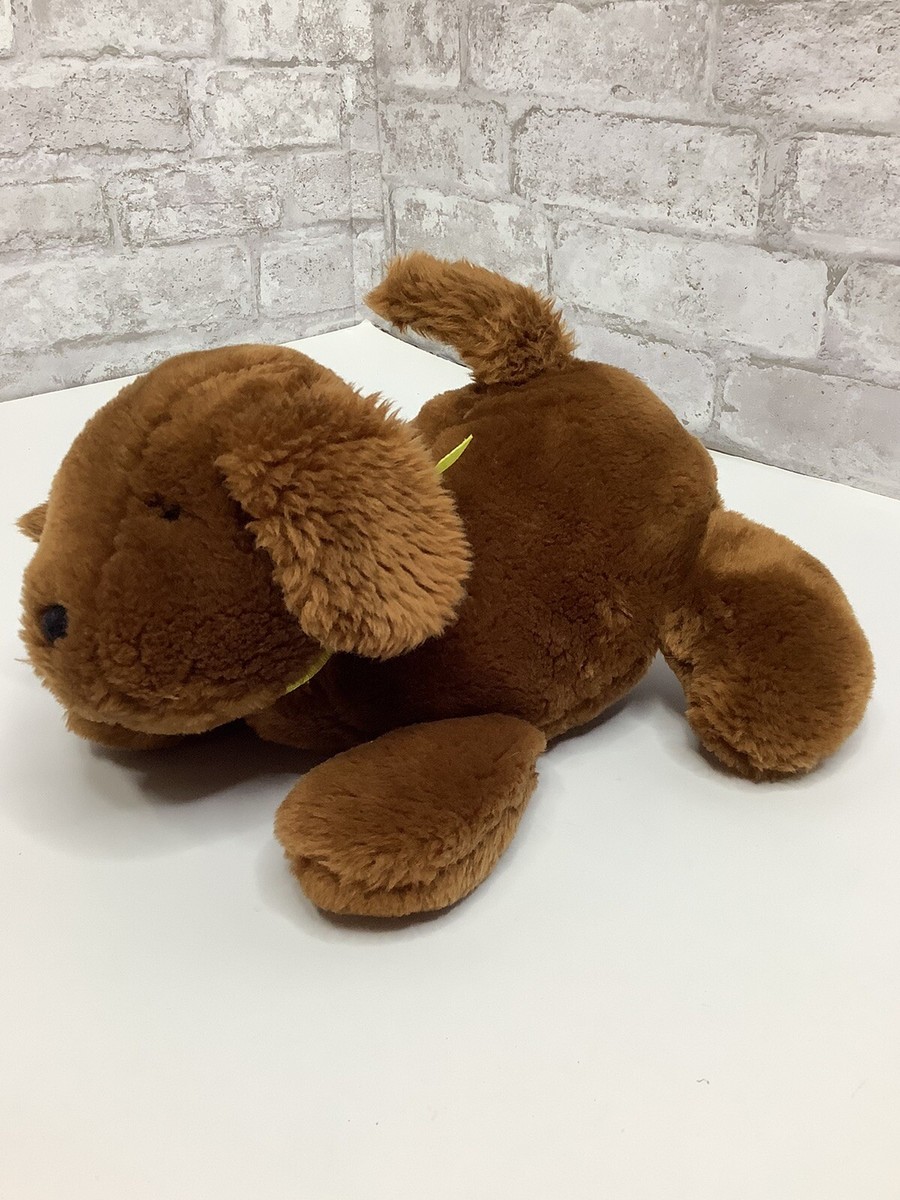 Vintage Eden Plush Madeline Dog Puppy Genevieve Brown Stuffed