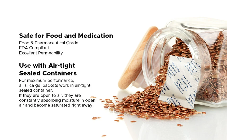 Paquetes de gel de sílice de 1 g bolsas desecantes bolsas absorbentes de humedad bolsas antihumedad Foto 4 de 4