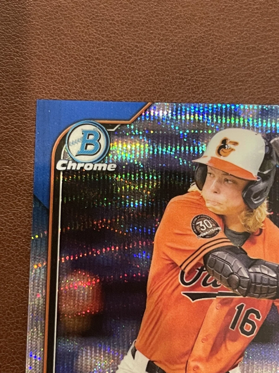 2022 Bowman Draft Chrome Jackson Holliday AUTO Blue. 20/150. #1 Draft Pick