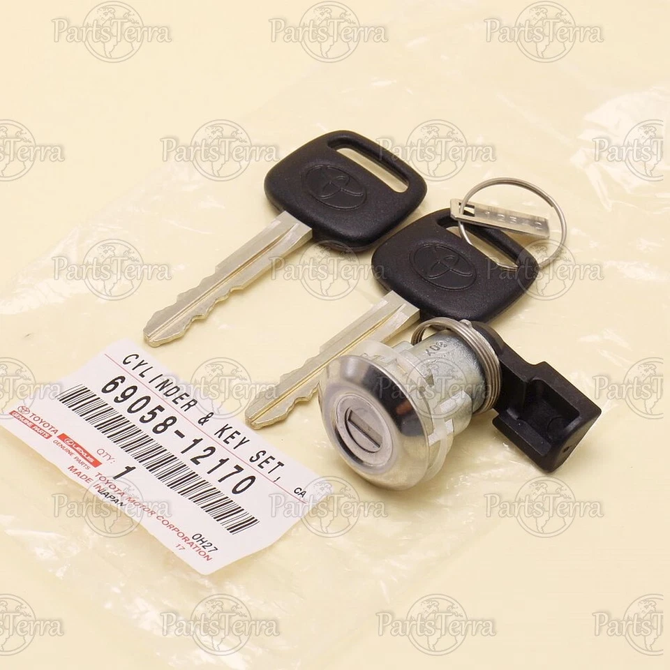 Genuine OEM Toyota COROLLA T100 Fuel Filler Lid Lock Cylinder w/ Key 69058-12170 - Изображение 4 из 4