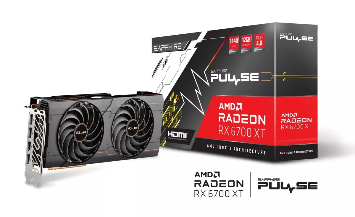 Sapphire Radeon RX 6700 XT 12GB Pulse Video Card