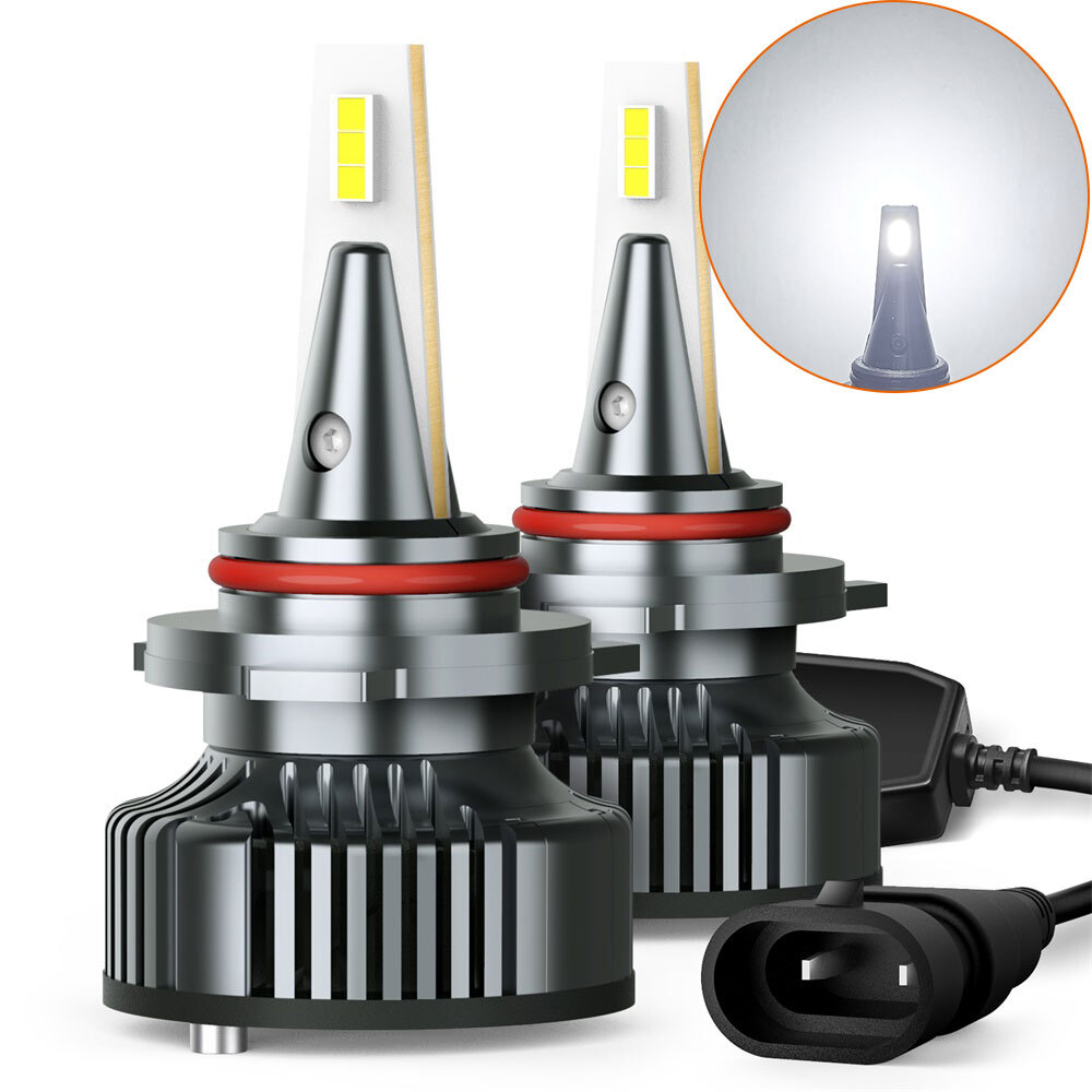 AUXITO 9012 LED Headlight 16000LM Kit High Low Beam 6500K LMP Error Free Bulb