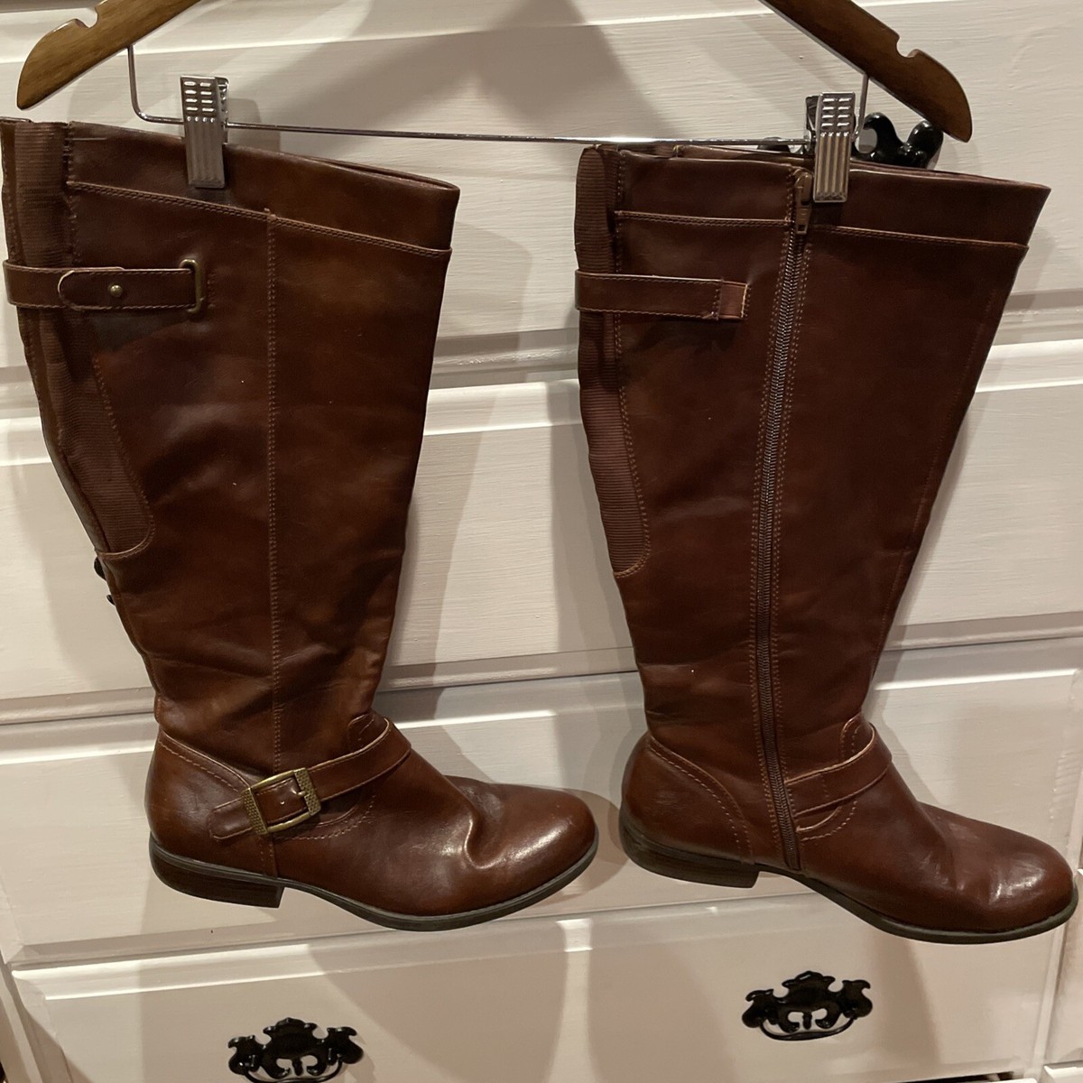 Kim Rogers Brown (Whiskey) Jay Riding Tall Boots Size MWC