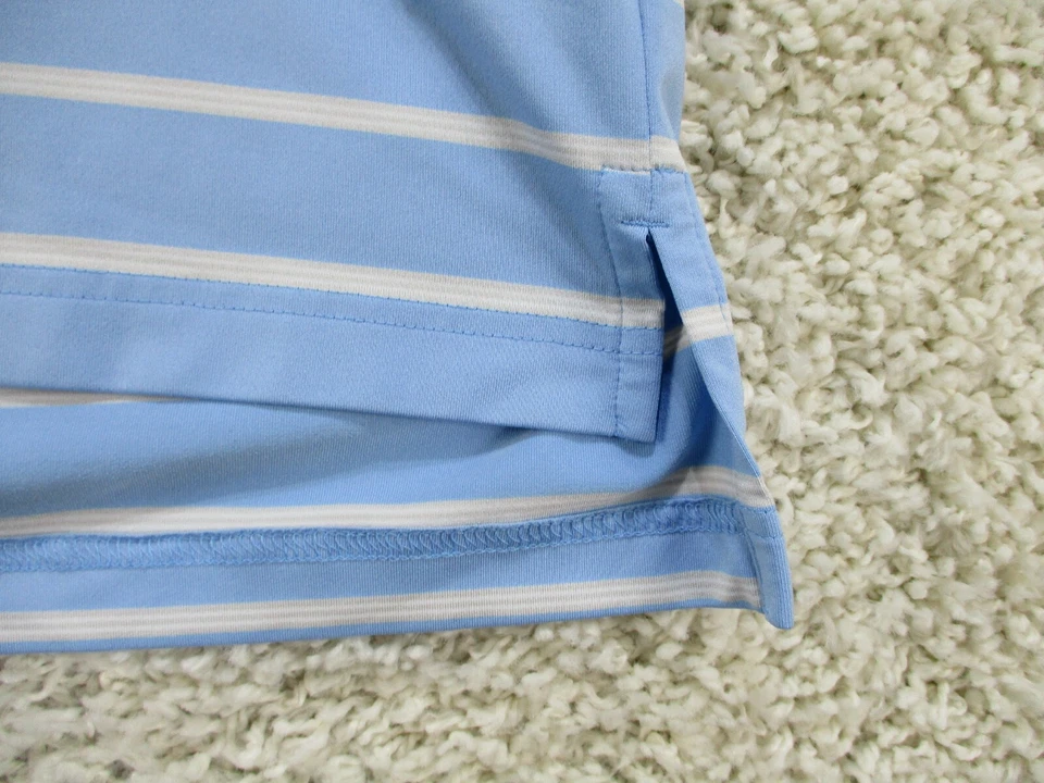 Camisa de golf FireRock Country Club para hombre 2XL azul a rayas Arizona polo para correr golf Foto 3 de 4
