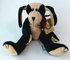 Boyds Bears Bunky Mcfarkle Fabric Jointed Dog Paper Tag 20th Anniversary Boyds