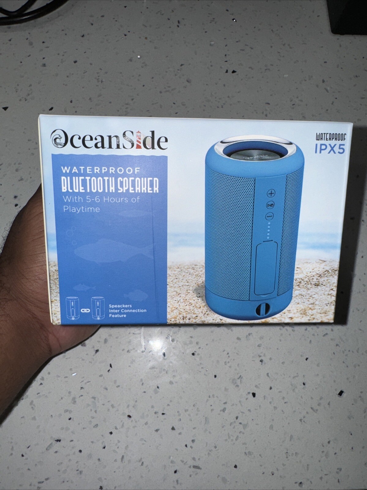 Oceanside Bluetooth  Waterproof Speaker NEW IN BOX-image