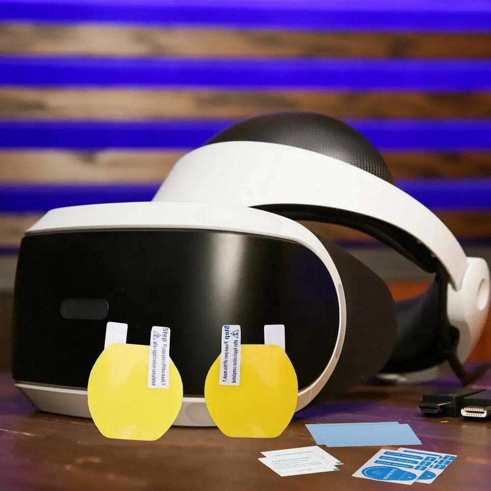 AntiScratch Lens Protector Set for PSVR2 with Cleaning Kit 4 Films