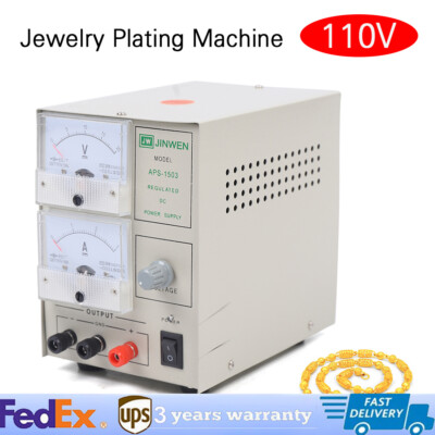 Electroplating Machine Gold Silver Copper Nickel Plating Jewelry Tool Equipment