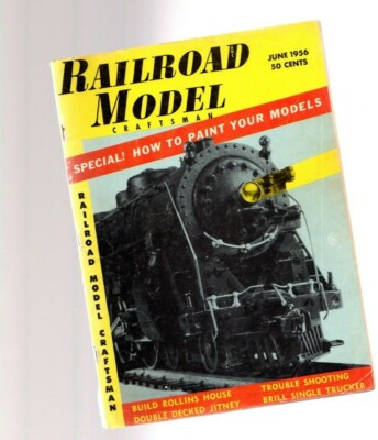 1956 Eisenbahn Modell Handwerker TRAIN Magazin: alte Anzeigen, SPERRY RAIL SERVICE, HUDSON