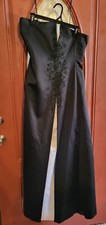 Michaelangelo Size 14new With Tags Black And White Strapless Bridesmaid, Evening