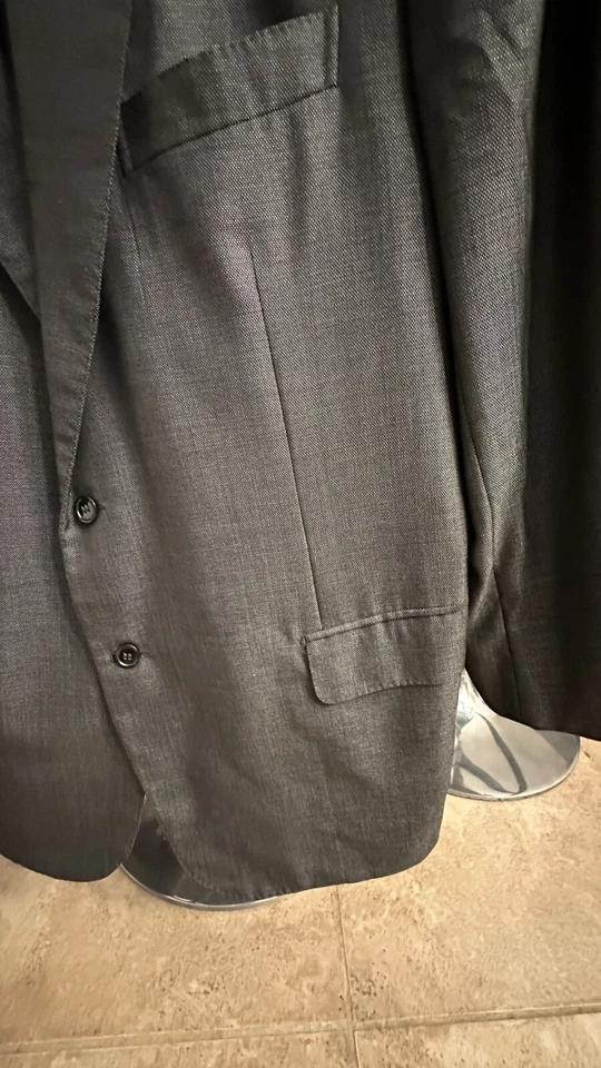 Blazer BRIONI 48/R Cachemira Excelente Estado Gris Carbón Chaqueta Abrigo Deportivo Foto 4 de 4